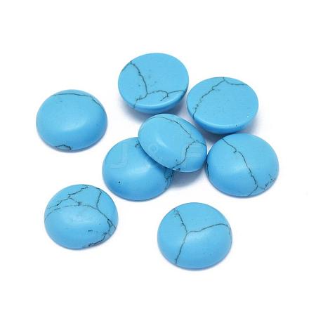 Synthetic Turquoise Cabochons G-G788-A-06-1