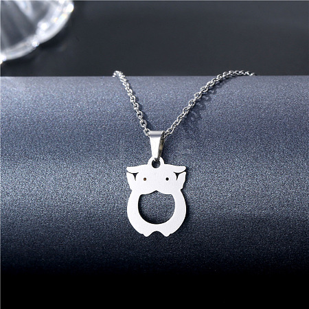 Stainless Steel Pendants Necklaces PW-WG1C162-01-1