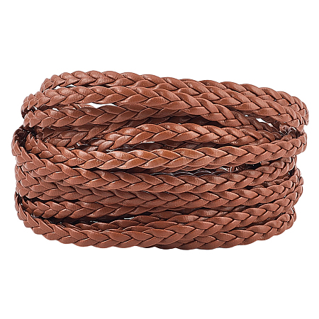 5M 3-Ply PU Leather Braided Cord LC-GF0001-12A-1