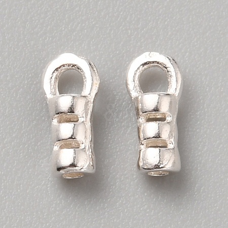 925 Sterling Silver Cord End STER-WH0019-14C-1