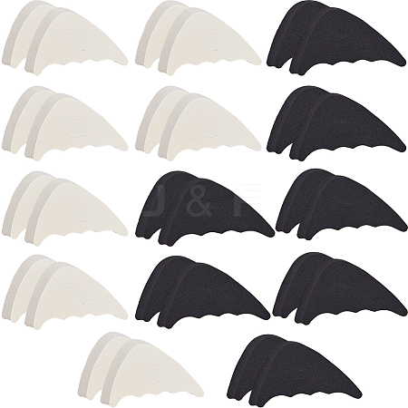 14 Pairs 2 Colors Rubber Adjustable Shoe Filler FIND-HS0001-99-1