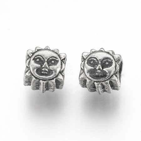 Alloy European Beads PALLOY-E450-55AS-A-1