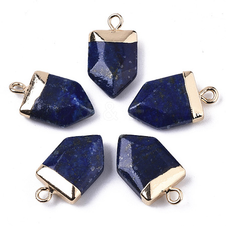 Natural Lapis Lazuli Pointed Pendants X-G-N326-34E-1