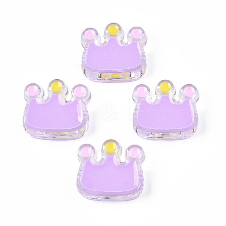 Transparent Acrylic Beads ACRC-S039-08D-1