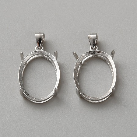 Sterling Silver Basket Pendant Settings STER-WH0008-73B-P-1