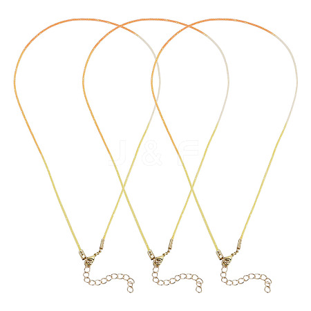 10Pcs Cotton & Metallic Cord Necklace Making NJEW-TAC0055-1