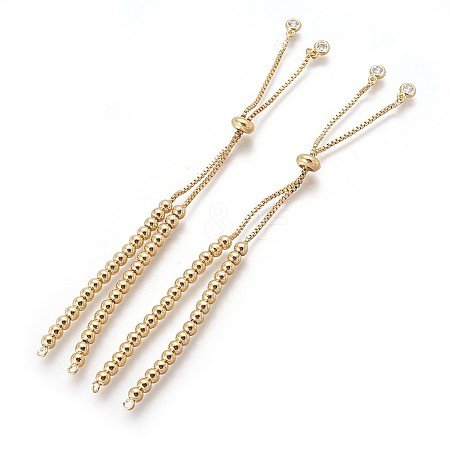 Brass Bracelets Making LS-ZIRC-F098-08G-1
