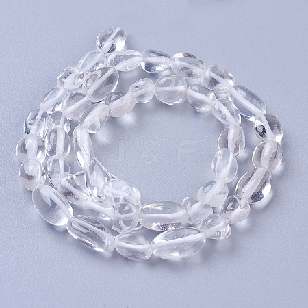 Natural Quartz Crystal Beads Strands G-P433-21-1