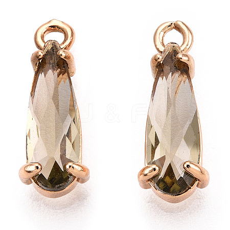 Faceted Glass Pendants X1-GLAA-T010-004B-1
