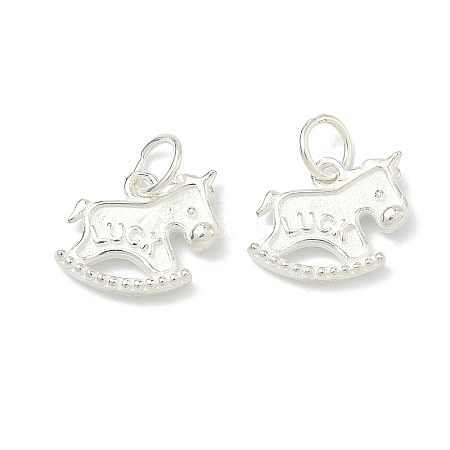 925 Sterling Silver Luck Rocking Horse Charms STER-A050-10S-1