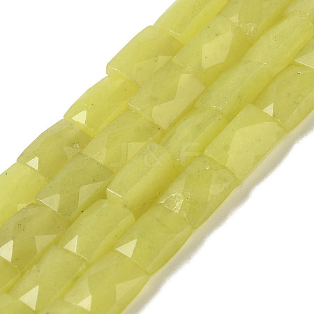 Natural Lemon Jade Beads Strands G-B078-J02-01-1