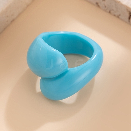 Resin Finger Rings for Women PW-WGFA8AA-04-1