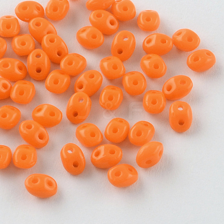 2-Hole Seed Beads GLAA-R159-12-1