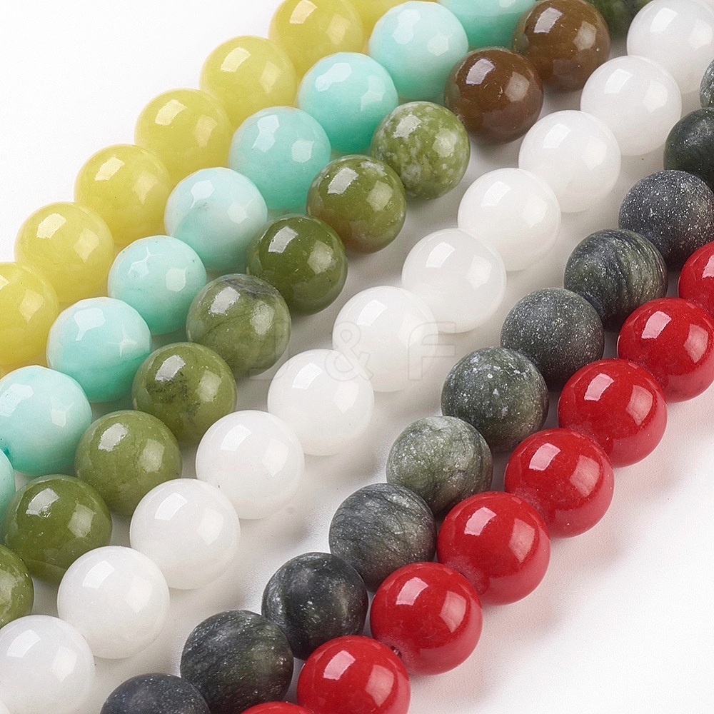 Wholesale Natural Jade Beads Strands - Jewelryandfindings.com