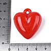 Opaque Acrylic Pendants SACR-T017-44G-3