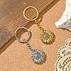 Flower Alloy Pendant KEYC-YW00061-01-4
