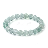 Natural Green Fluorite Stretch Bracelets for Women BJEW-JB10088-02-1