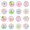 20Pcs Opaque Resin Decoden Cabochons RESI-TA0005-33-3