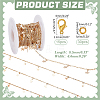 DIY Brass Cable Chains Necklaces Making Kits DIY-ME0001-93G-2