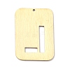 Ion Plating(IP) 304 Stainless Steel Pendants STAS-K216-49L-G-3