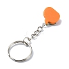 Alloy and Resin Pendant Keychain KEYC-JKC00894-4