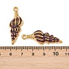 304 Stainless Steel Enamel Pendants STAS-C150-01L-02-3