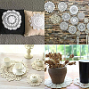 Handmade Cotton Lace Cup Coasters AJEW-GF0008-84B-5