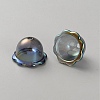 UV Plating Acrylic Bead Caps OACR-CJC0008-09B-2