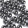 100Pcs 8mm Non-Magnetic Synthetic Hematite Round Beads DIY-LS0002-16-4