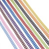 10Rolls 10 Colors Polyester Ribbon OCOR-TA0001-36A-5