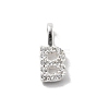 925 Sterling Silver with Cubic Zirconia Charms STER-Q004-01B-S-1