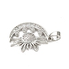 Brass Micro Pave Cubic Zirconia Pendants LS-KK-F914-02C-P-2