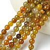 Dyed Natural Dragon Veins Agate Beads Strands X-G-C068-10mm-15-3