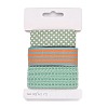 9 Yards 3 Styles Polyester Ribbon SRIB-A014-C02-4