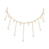Shell Pearl Necklaces X1-NJEW-TA00186-2
