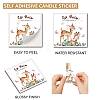 10 Sheets Paper Lip Balm Adhesive Label Stickers STIC-WH0026-008-3