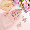 4Pcs Alloy Rhinestone Lapel Pins for Backpack Clothes JEWB-HY0001-64A-3
