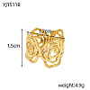 304 Stainless Steel Cuff Rings RJEW-OY001-06G-3