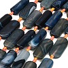 Dyed & Heated Natural Banded Agate Beads Strands GG-CBAB9C6-D01-01-2