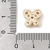 Brass Micro Pave Cubic Zirconia Beads KK-K297-34A-G-4