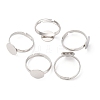 Adjustable Brass Pad Ring Base Findings KK-K110-01P-NR-5