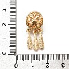 Brass European Beads KK-M318-02G-3