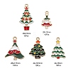 50Pcs 5 Style Alloy Enamel Pendants ENAM-LS0001-46-RS-3