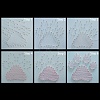Footprint Pattern DIY String Art Kit Sets DIY-F070-15-5