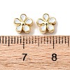 Brass Enamel Beads KK-L179-05G-3