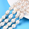 Natural Baroque Pearl Keshi Pearl Beads Strands PEAR-S019-02E-01-1