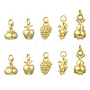 15Pcs 5 Styles Mixed Shapes Brass Pendants KK-CJ0004-44-1