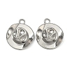 304 Stainless Steel Pendants X-STAS-P446-08P-1