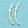 925 Sterling Silver Tube Beads STER-Q191-03C-S-2