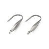 304 Stainless Steel Ear Wire Accessory X-STAS-Q336-12B-P-1